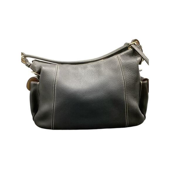 Dooney &Bourke Purse Women’s One Size Pebbled Leather One Handle Zipper Black - Picture 4 of 13